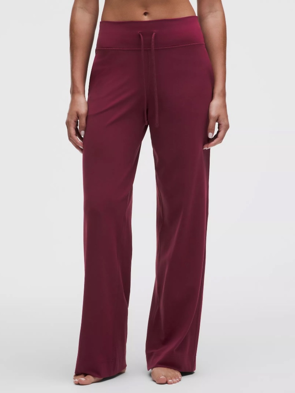 Lululemon Groove High-Rise Wide-Leg Pant Regular Burgundy Bay